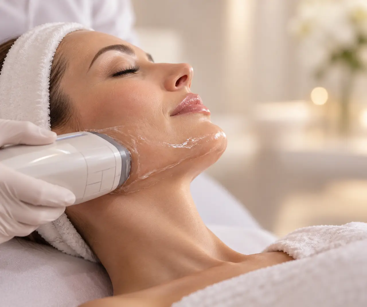 Soin HIFU visage : 4 à 12 semaines pour redessiner l’ovale sans chirurgie