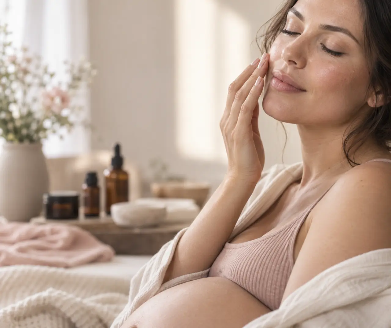 Soin visage femme enceinte : les actifs à vérifier avant de réserver