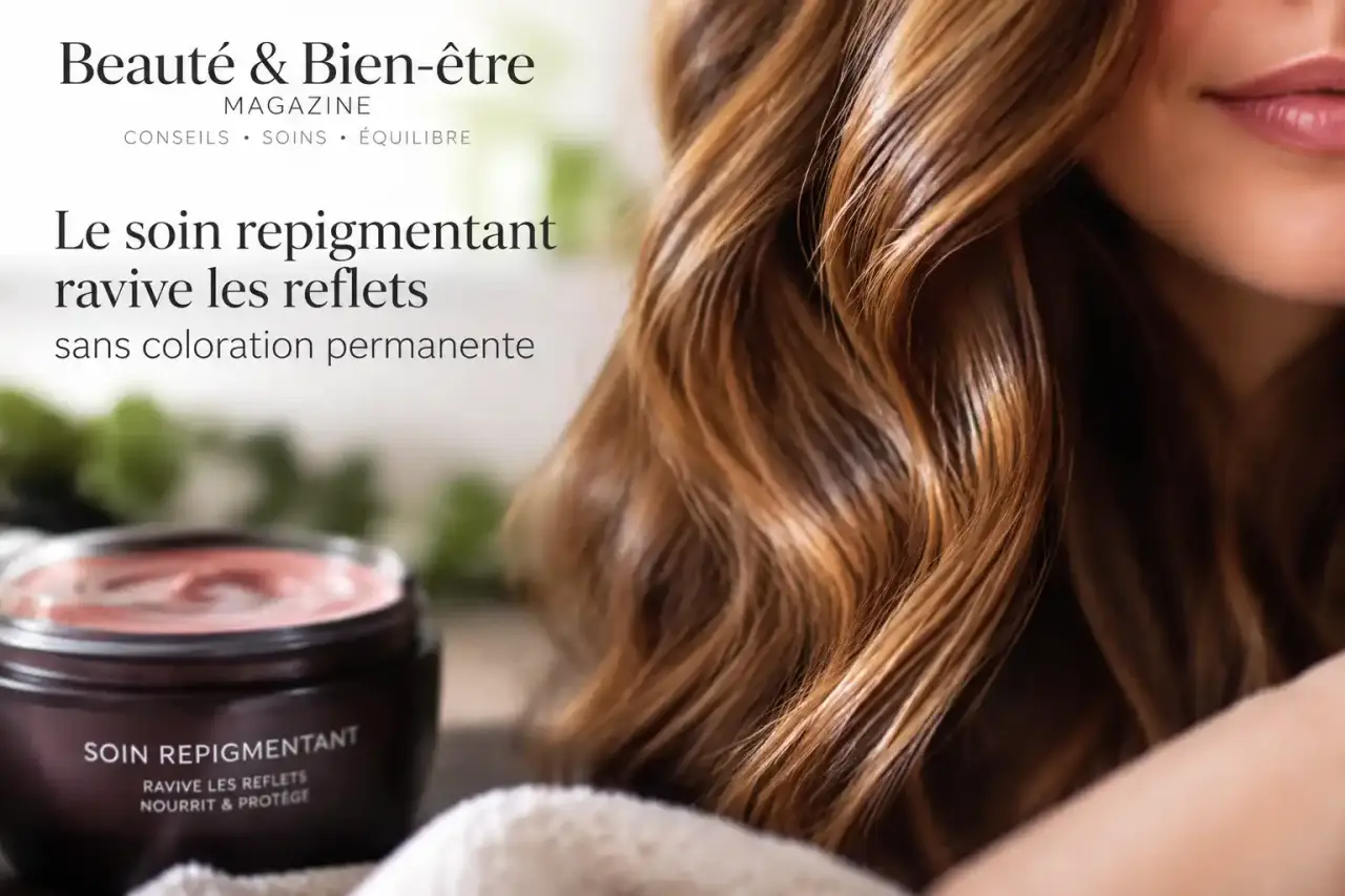 Le soin repigmentant ravive les reflets sans coloration permanente
